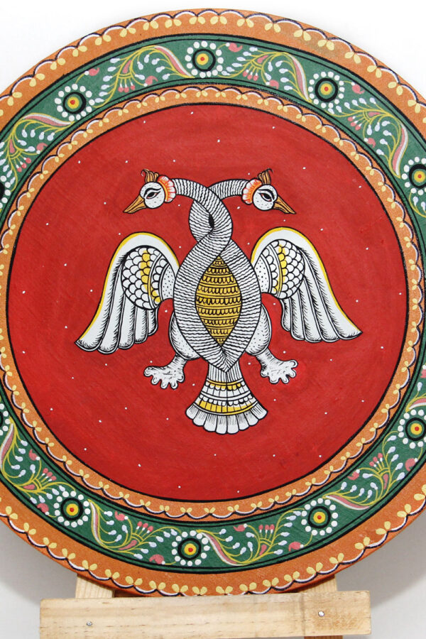 Jodi Hansa- Pattachitra painting with Stand - Image 2